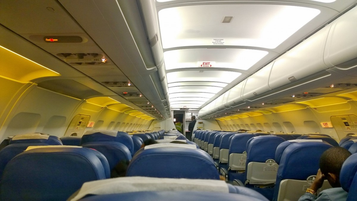Fastjet A319 cabin