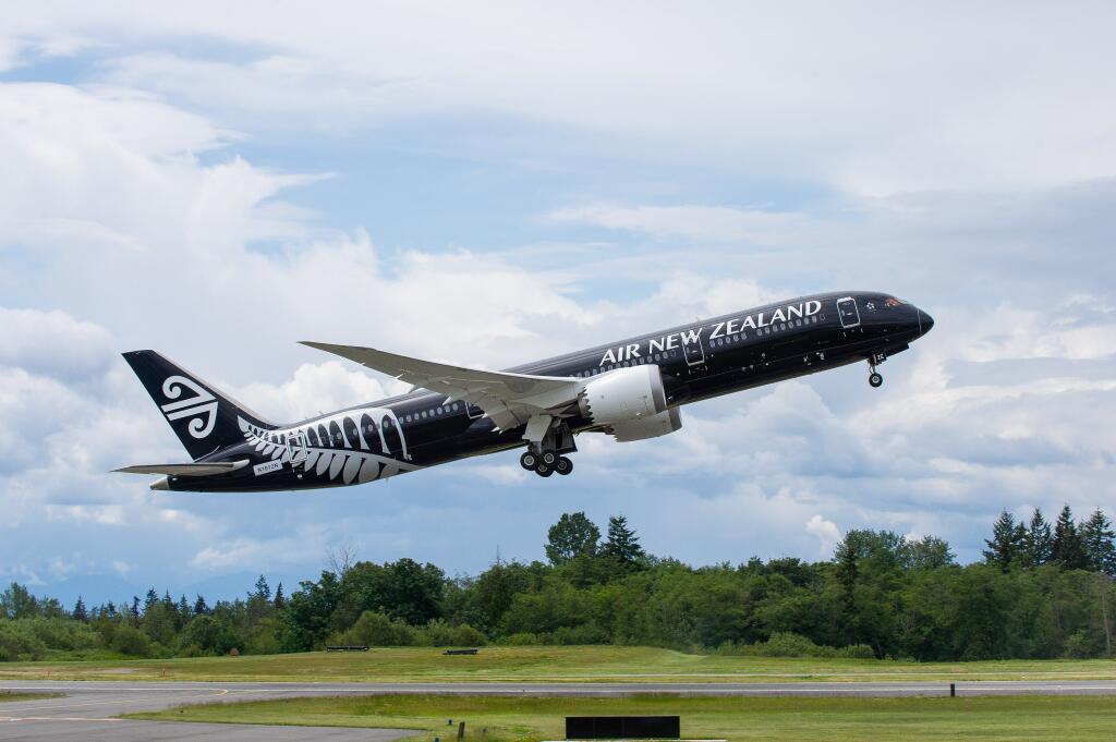 Air New Zealand's All Blacks plane.