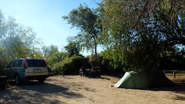 Camping at the Augrabies Falls National Park - south african campsites
