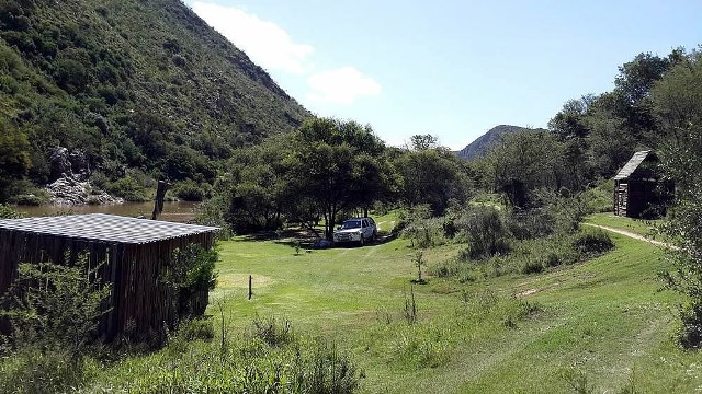 Bruintjieskraal Campsite on the shores of the Grootrivier in the Baviaanskloof - south african campsites