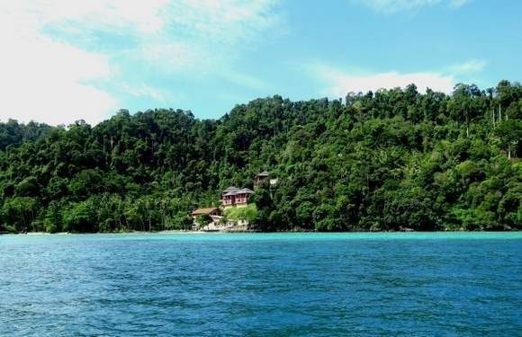 Koh Lanta island captured from the Andaman Sea