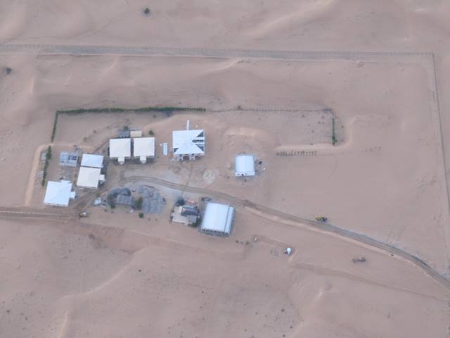 Desert Reclaiming near Dubai, UAE.