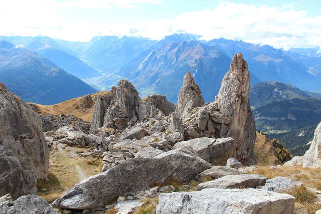 Mountains above Verbier, Switzerland.