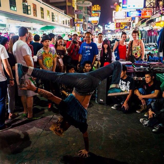 Khao San Road is one Bangkok's top party districts
