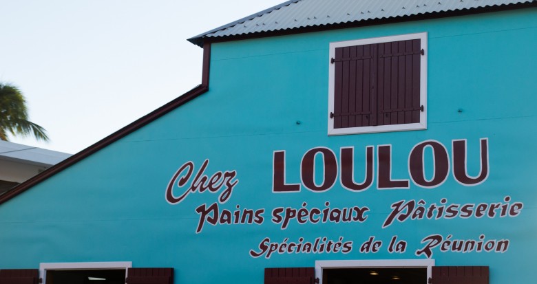 Chez Loulou patisserie on Reunion Island