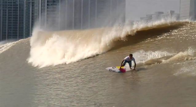 surfing in China