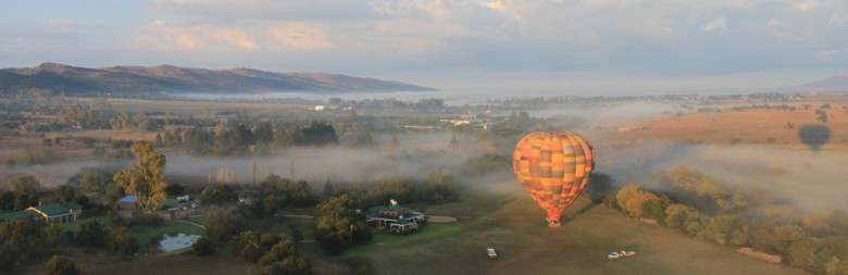Hot Air Balloon over cradle of Mankind