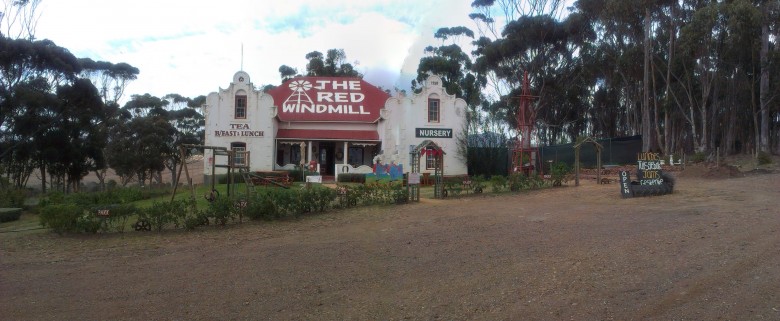 the red windmill