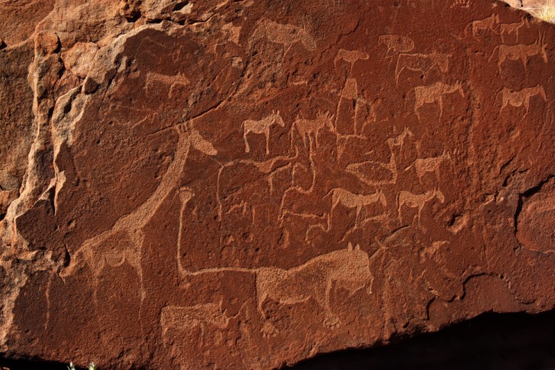 Twyfelfontein rock paintings, Namibia