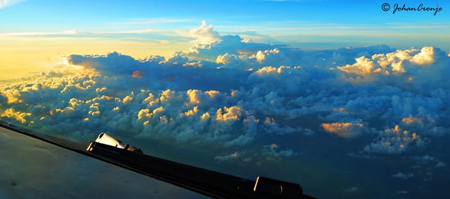 Late afternoon flying between Harare and Lusaka in the ATR42-320.