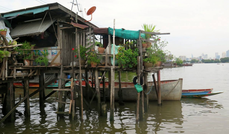 River life in Bangkok.