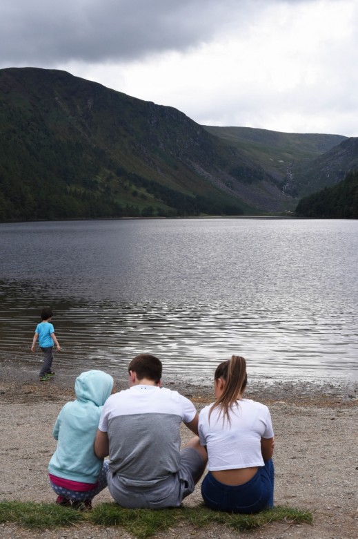 6. Sunday afternoon at the bigger lake of two, in Glendelough, Dublin