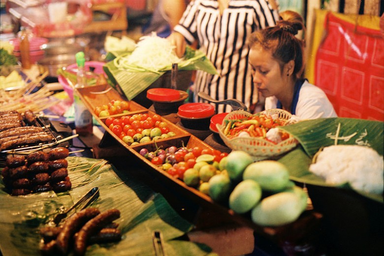 night market, luang prabang