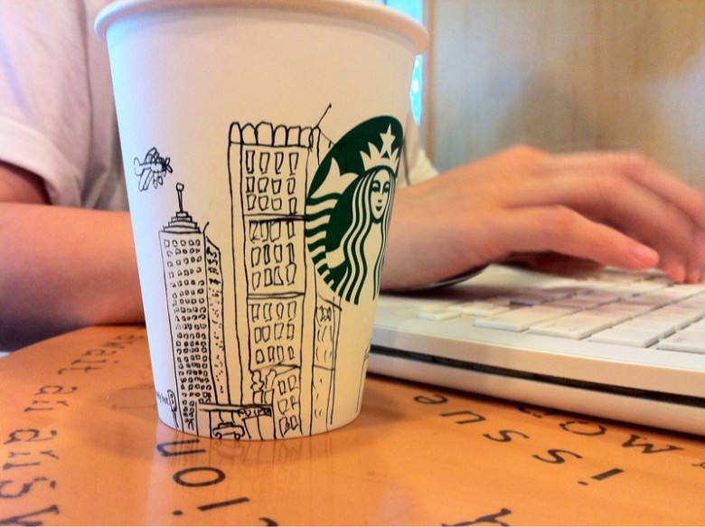 starbucks doodle flickr