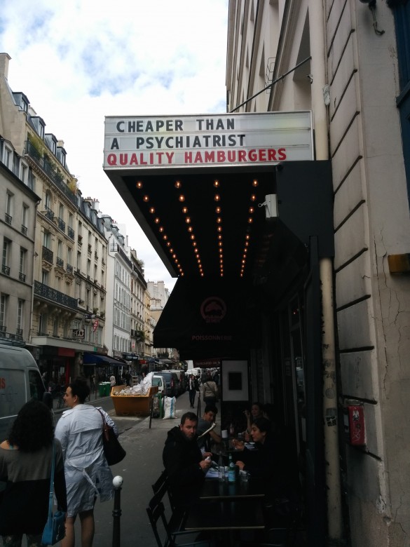 burger place, Paris