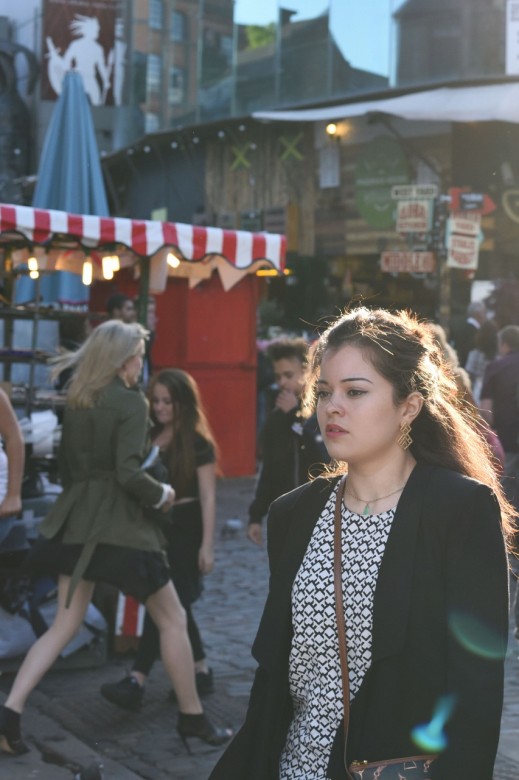 People watching on the streets of London