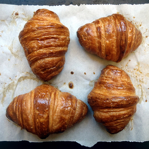 home made croissants