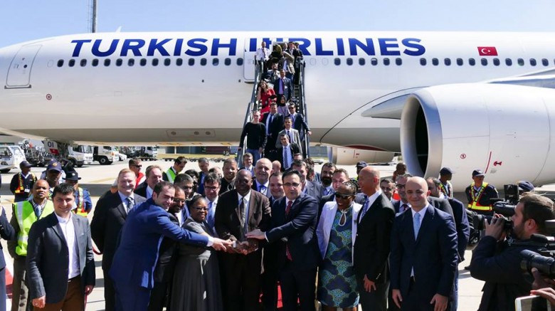 Turkish Airlines arrives in Durban