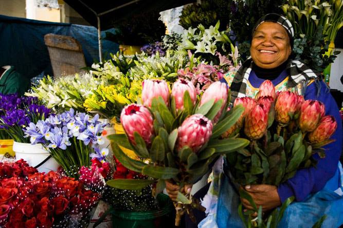 adderley street flower sellers