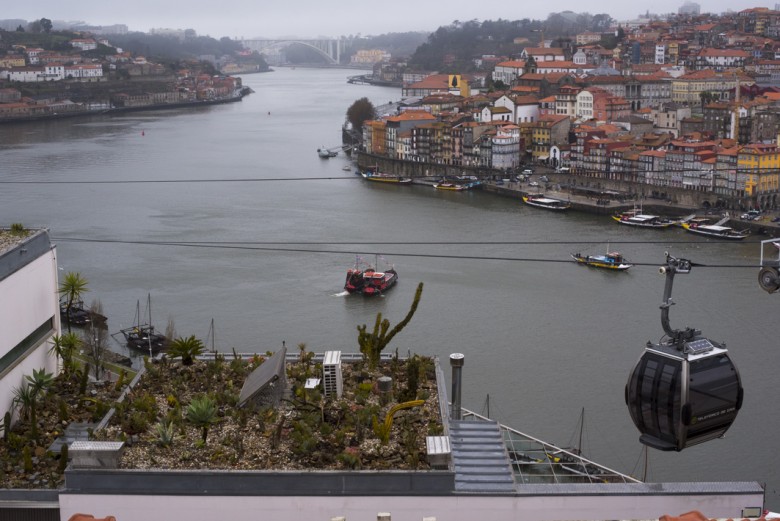17. Rooftop garden near the Douro river, Oporto, Portugal