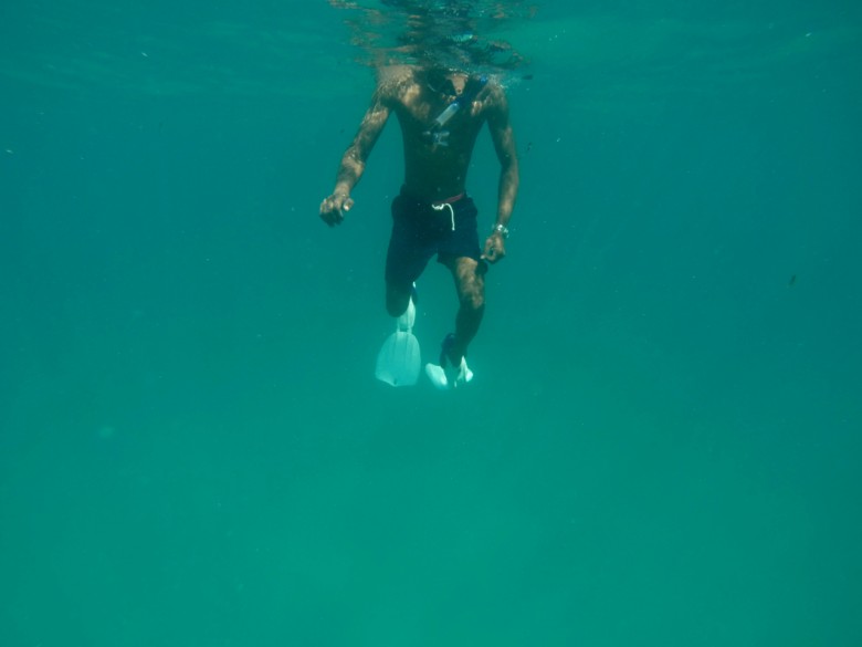 Snorkelling.