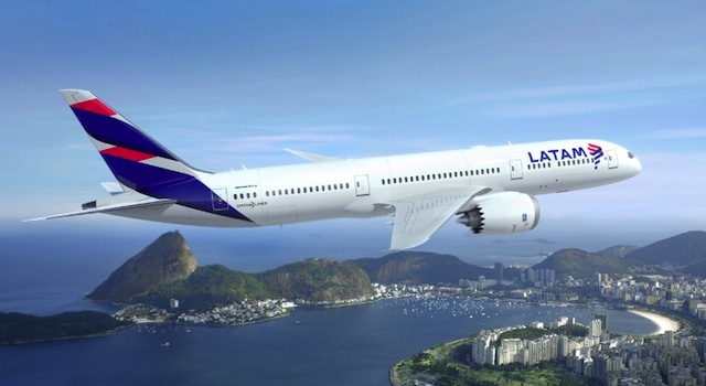 LATAM Airlines Group SA B787-9 Over Rio