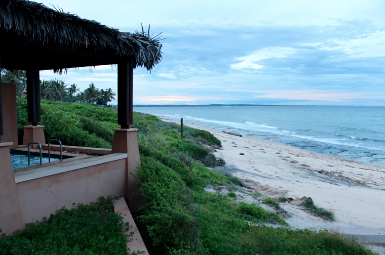 Avani Pemba, the view from the jacuzzi.