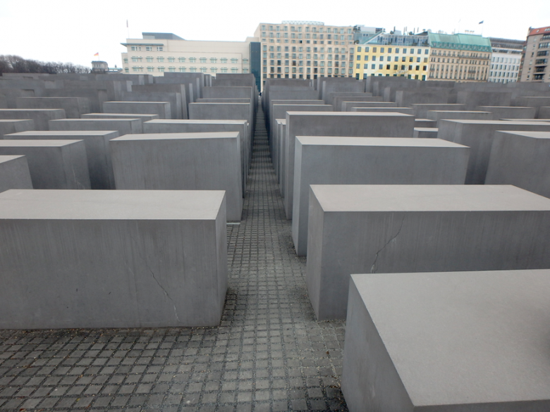 Memorial to Jews Murdered in World War Two.