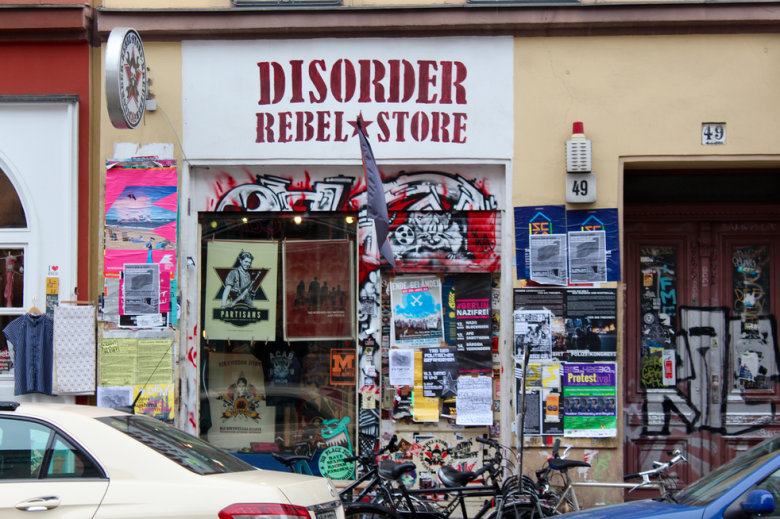 One of many stores in the Mariannenplatz area.