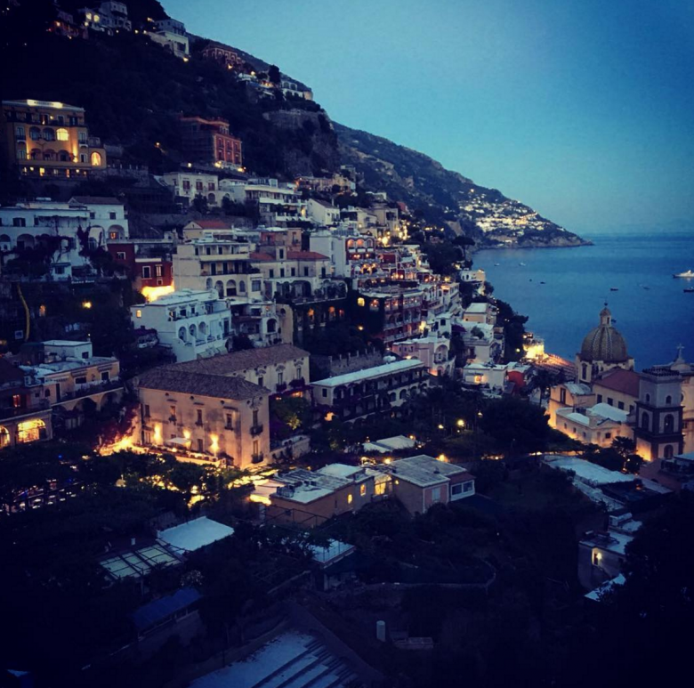 positano at night