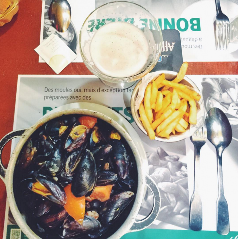 moules frites, Belgium