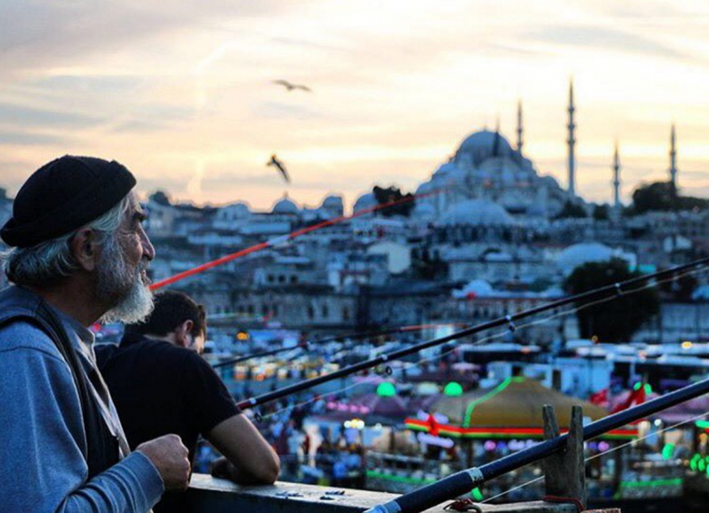fisherman in Istanbul