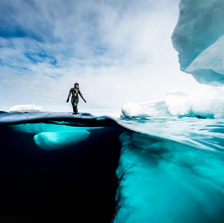 bucket list destination arctic diving under ice