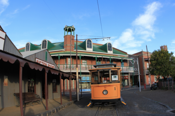 Vintage Kimberley tram