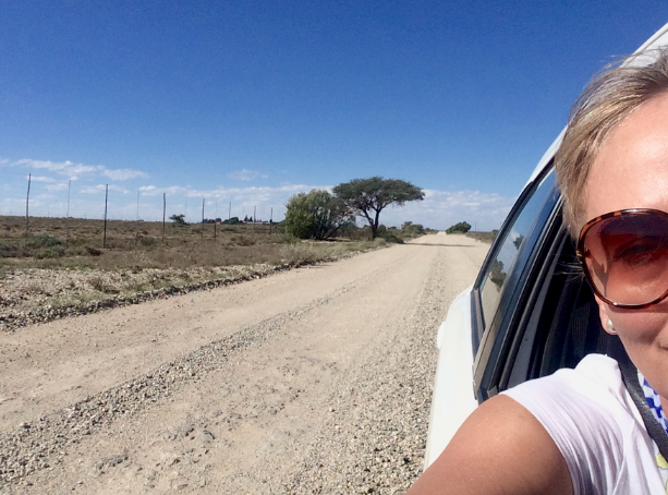 Travelstart. Kimberley, out on a big dirt road