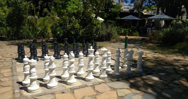 chess in the company garden unusual Cape Town