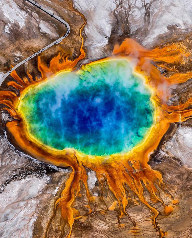 bizarre attractions grand prismatic spring