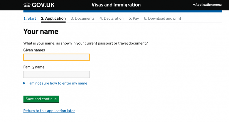 UK visa requirements