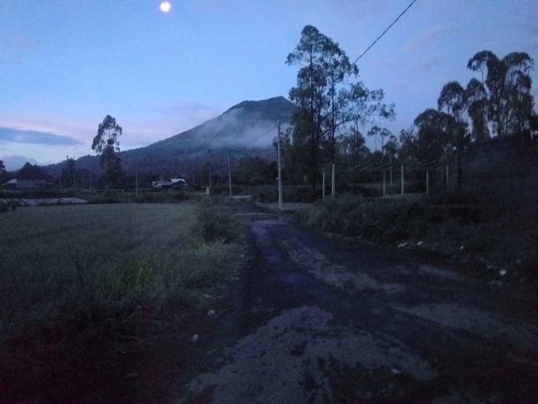 volcano batur dawn
