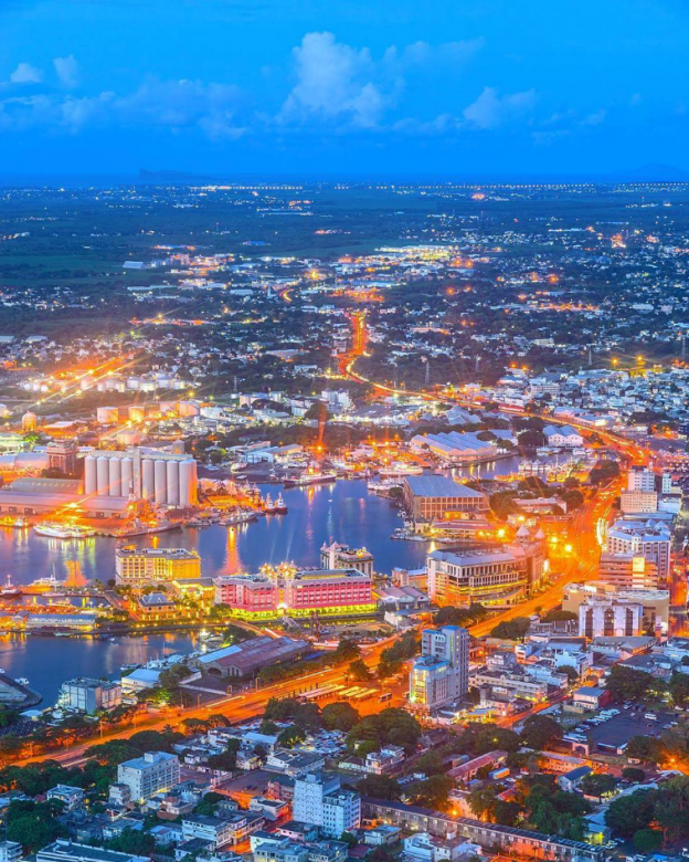 port louis from Montagne Signaux Mauritius