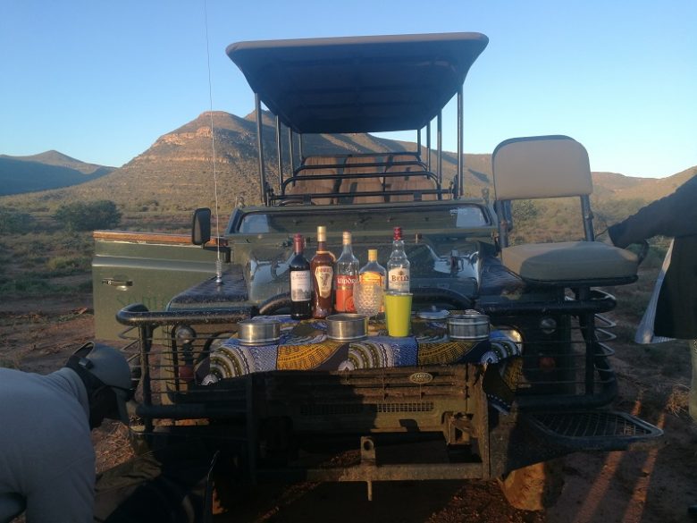 Sundowners on game drives