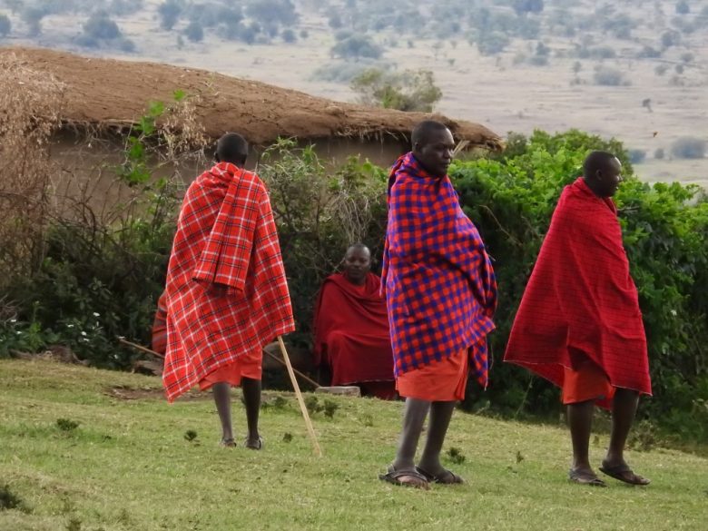 Kenya Maasai village