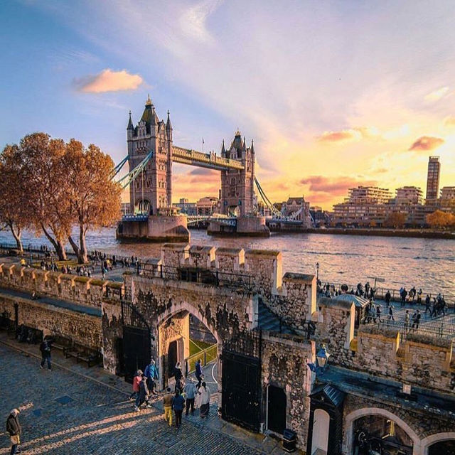 London Tower Bridge Sunset