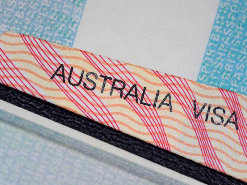 travel visa australia to europe