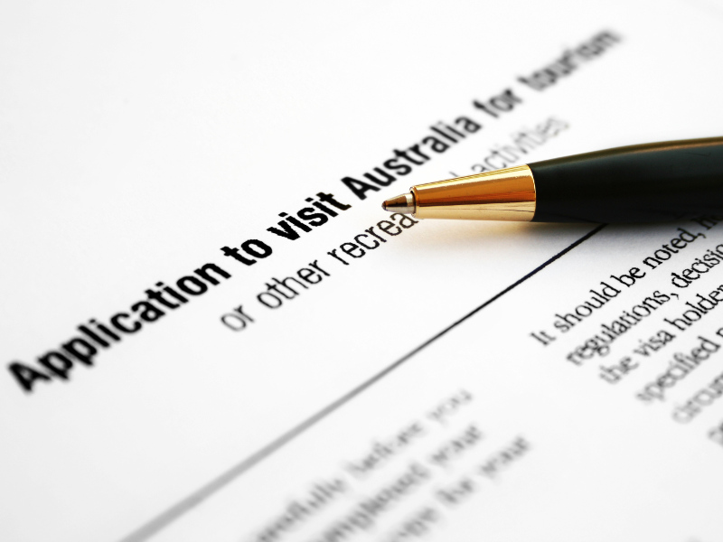 australia visa application