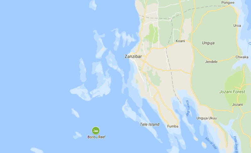 boribu reef map