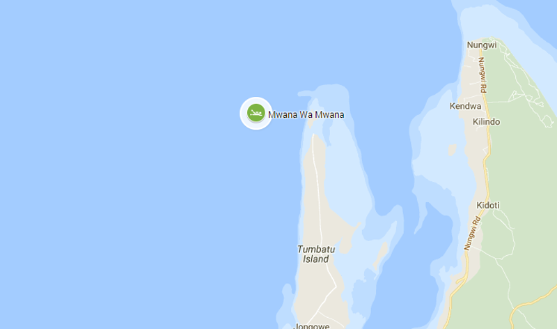 tumbatu island dive sites map