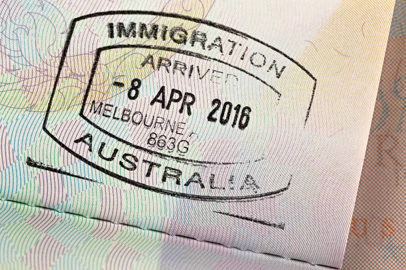 immigration passport stamp