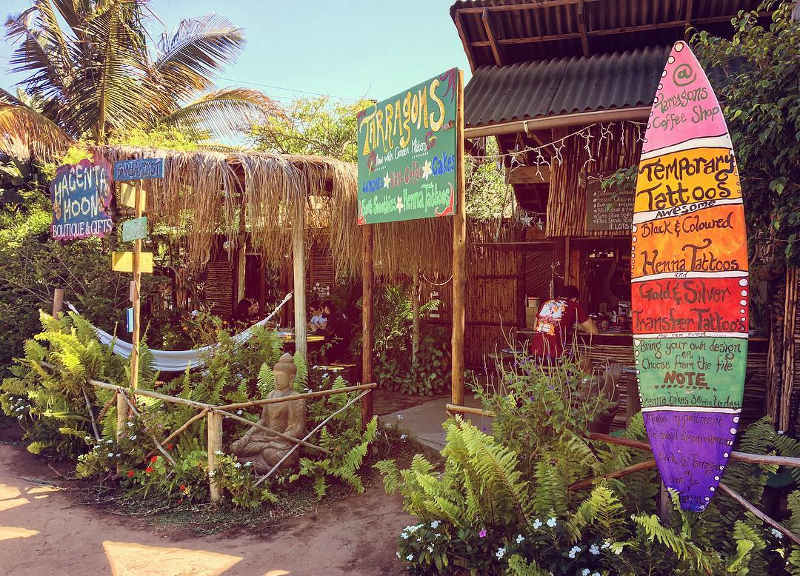 mozambican beach bar