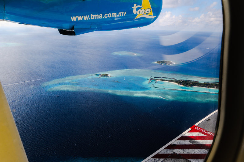 maldives aerial view
